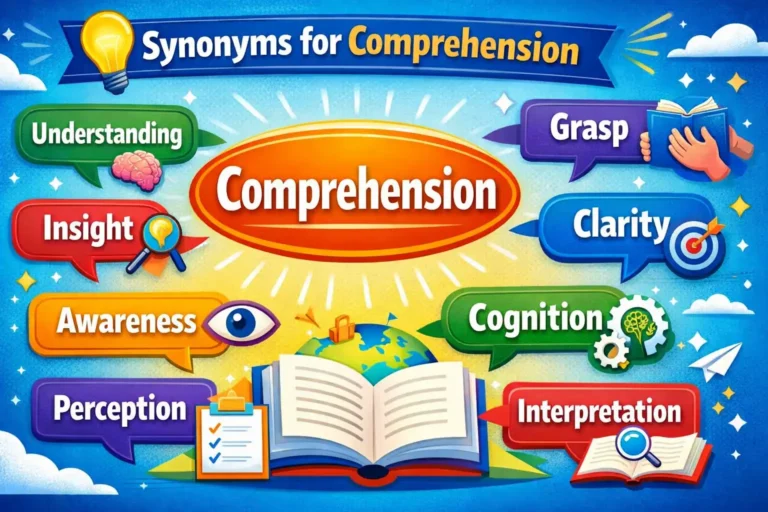 synonyms for comprehension