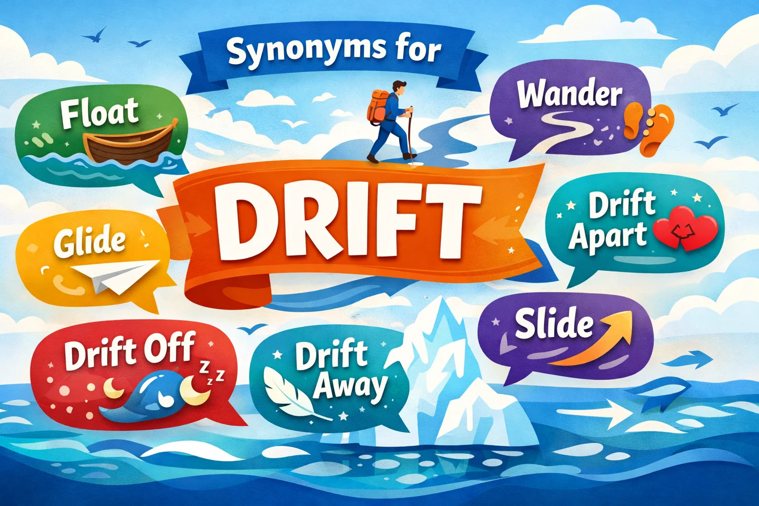 synonyms for drift