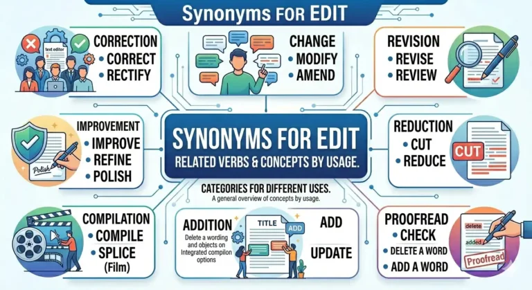 synonyms for edit