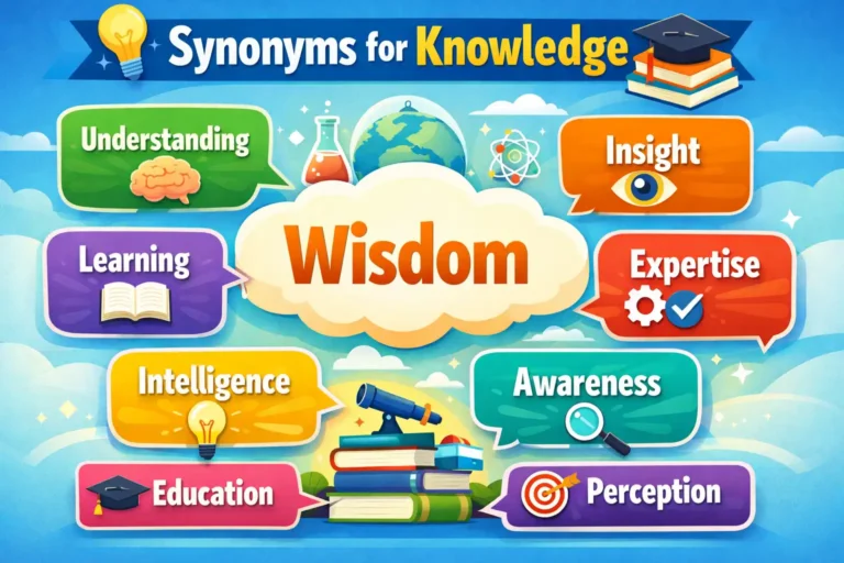 synonyms for knowledge
