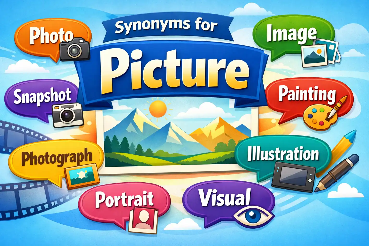 synonyms for picture