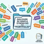 synonyms for portfolio