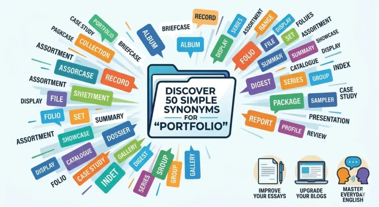 synonyms for portfolio