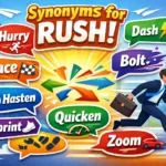 synonyms for rush