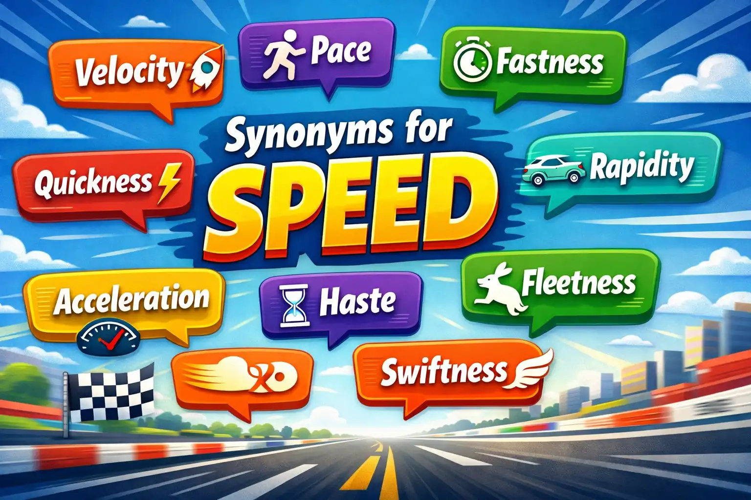 synonyms for speed
