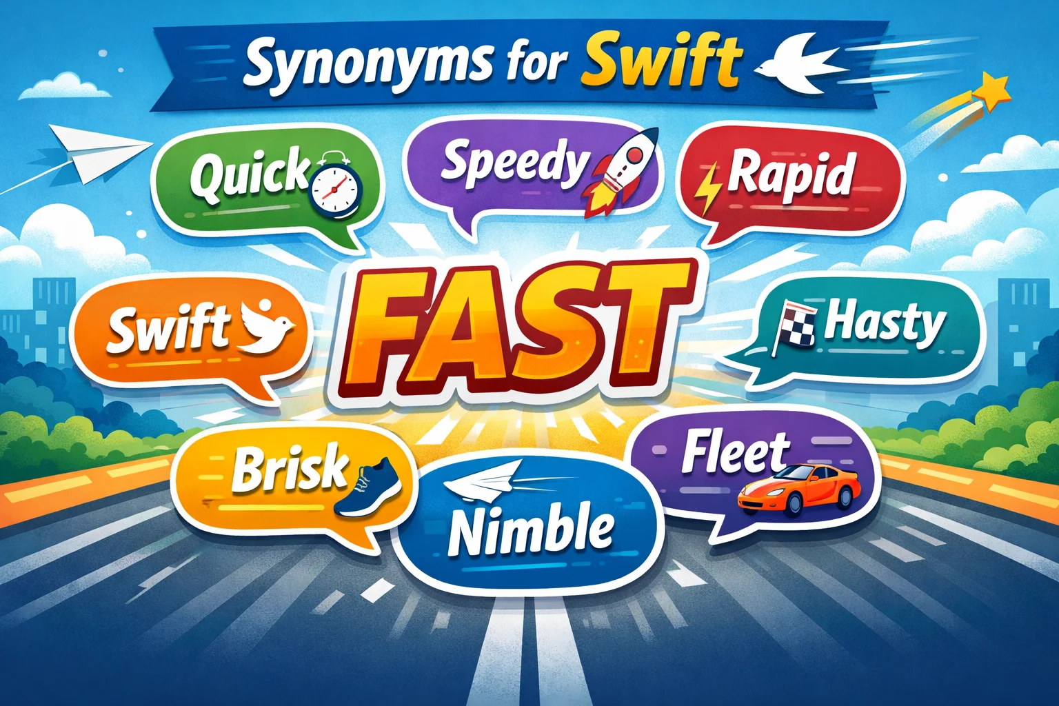 synonyms for swift