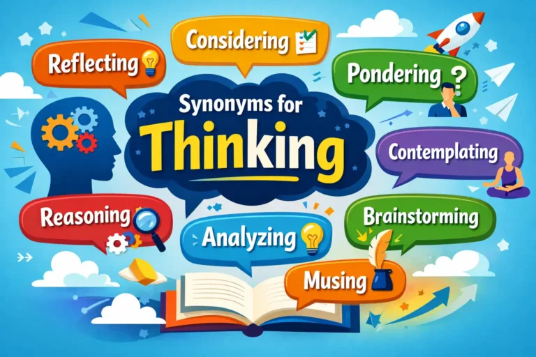 synonyms for thinking