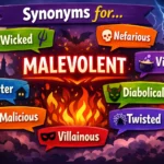 synonyms of evil