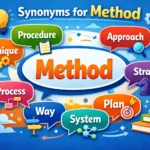 synonyms for method