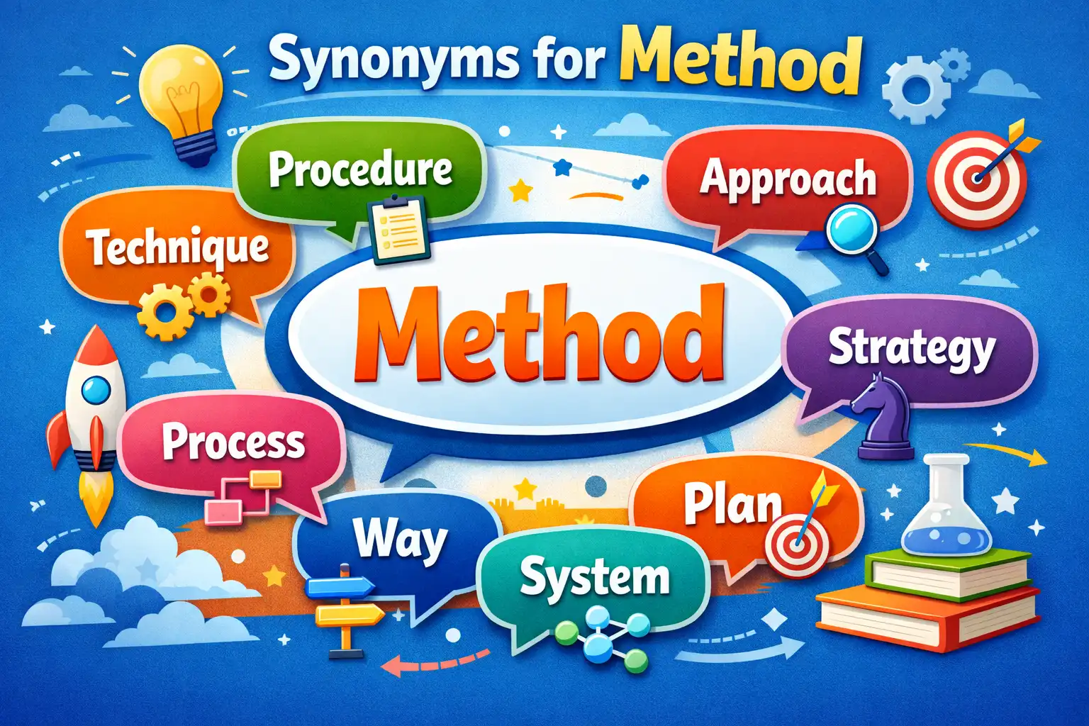 synonyms for method