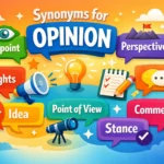 synonyms for opinion