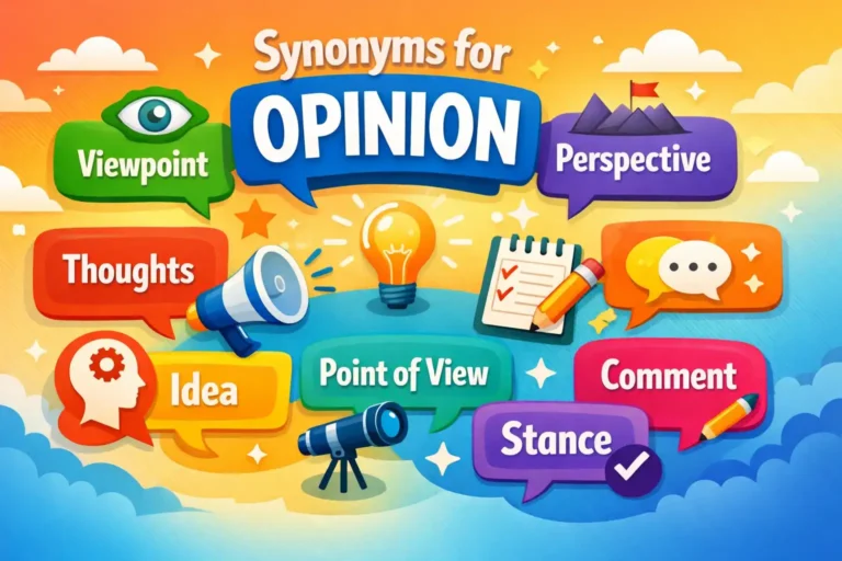 synonyms for opinion