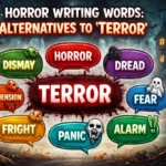 Horror writing words: alternatives to 'terror'