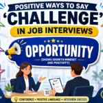 Positive ways to say 'challenge' in job interviewsPositive ways to say 'challenge' in job interviews