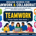 Resume words for teamwork and collaboration