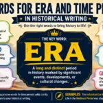 Words for era and time period in historical writing