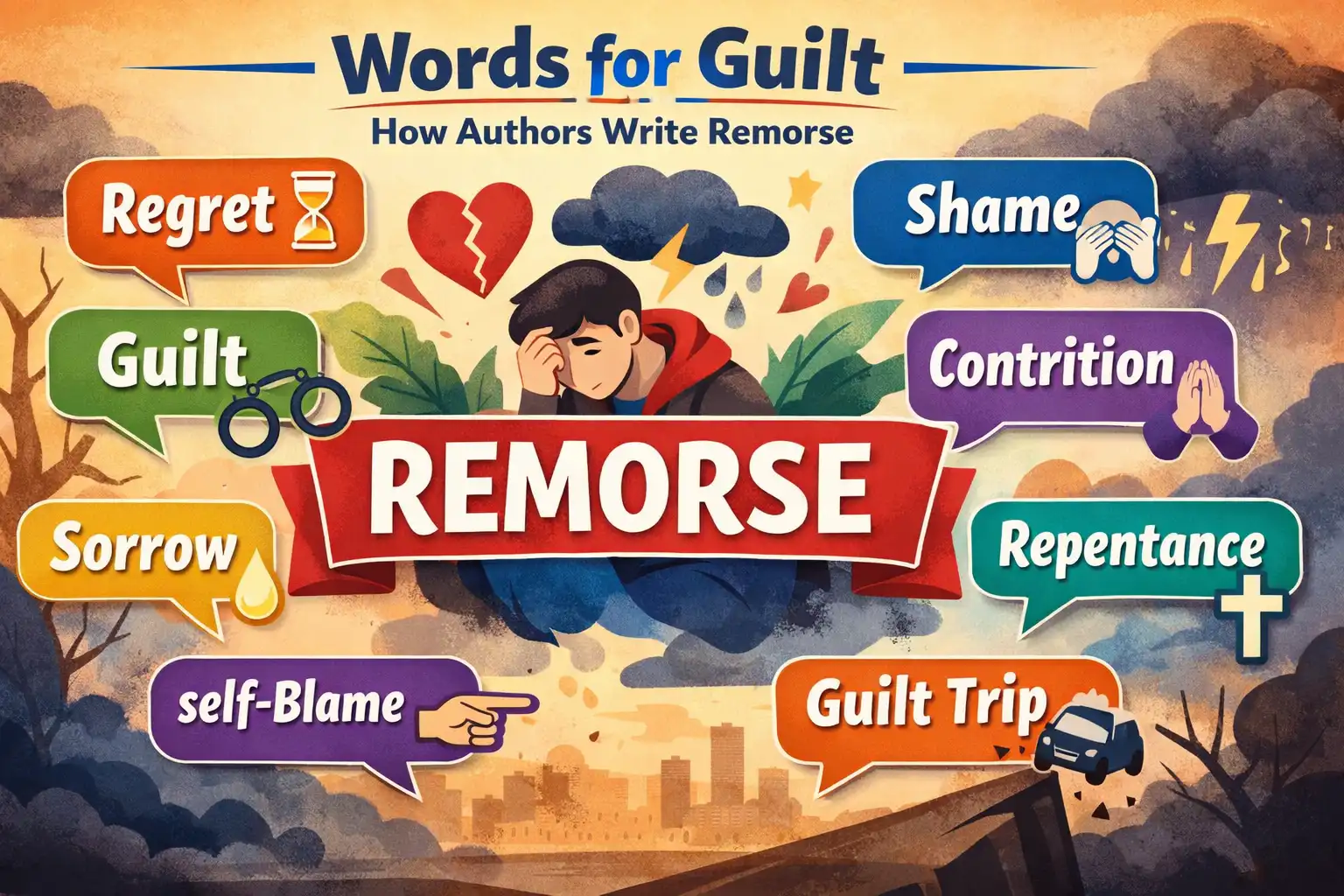 Words for guilt how authors write remorse