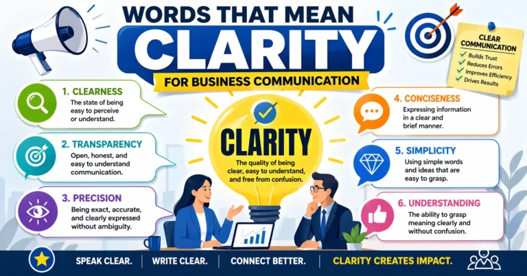 Words that mean clarity — for business communication