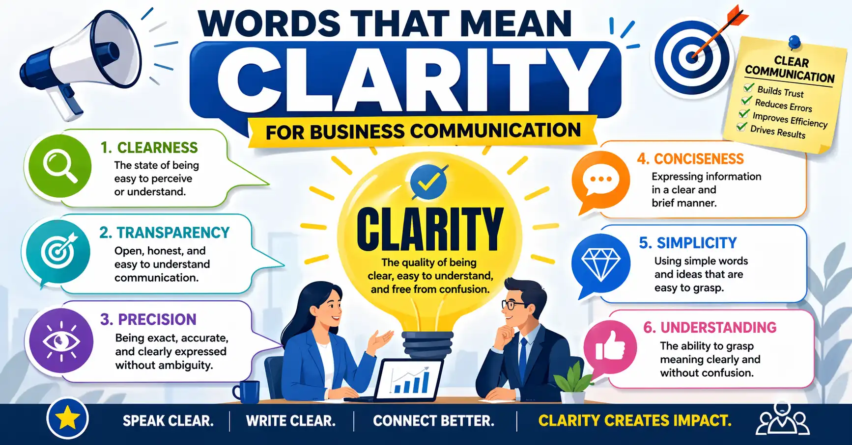 Words that mean clarity — for business communication