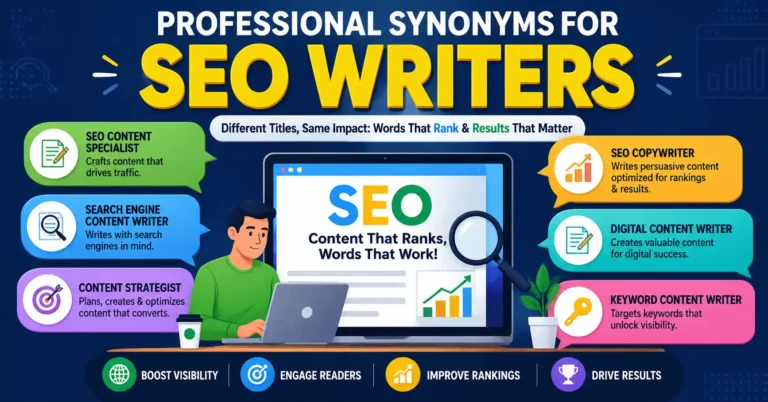 professional synonyms for SEO writers