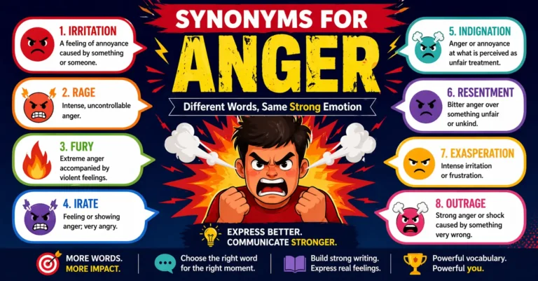 synonyms for anger