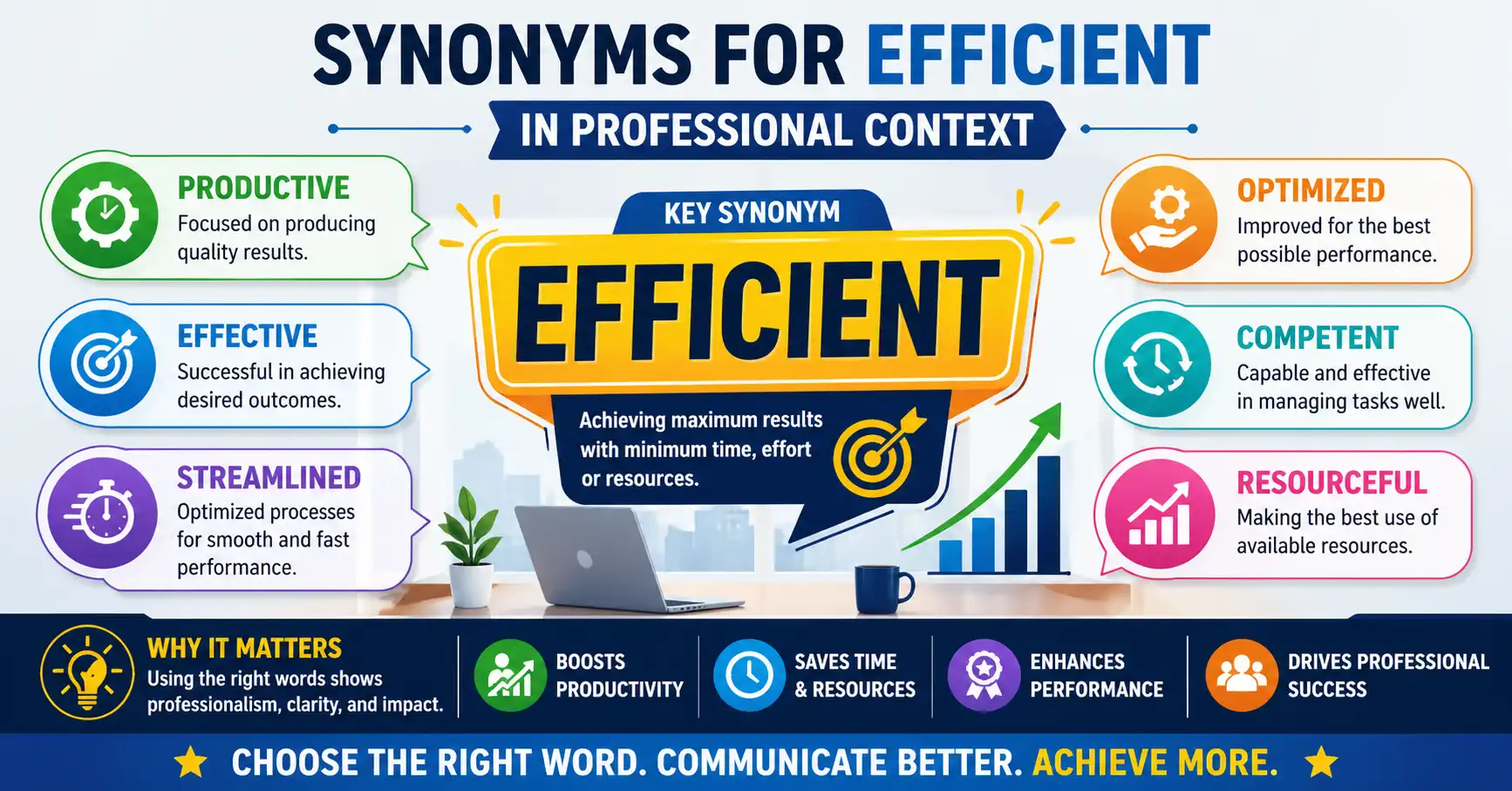 synonyms for efficient in professional context