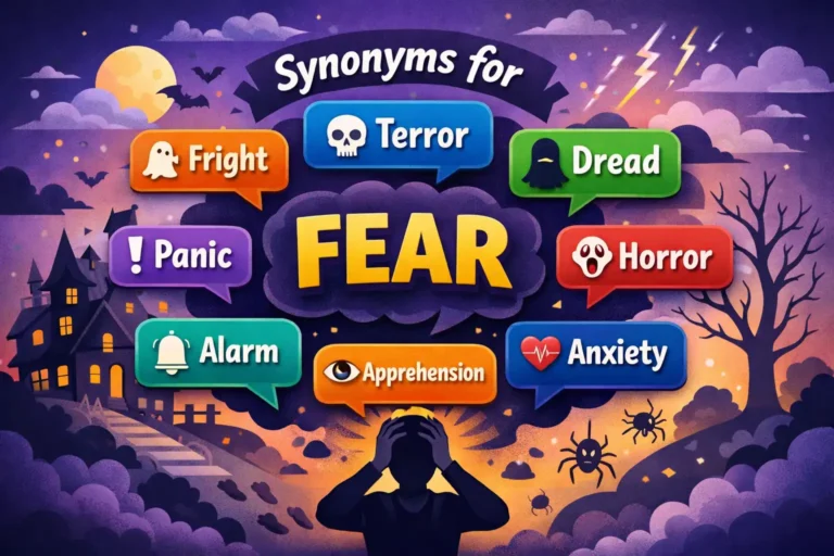 synonyms for fear