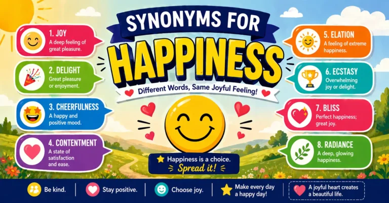 synonyms for happiness