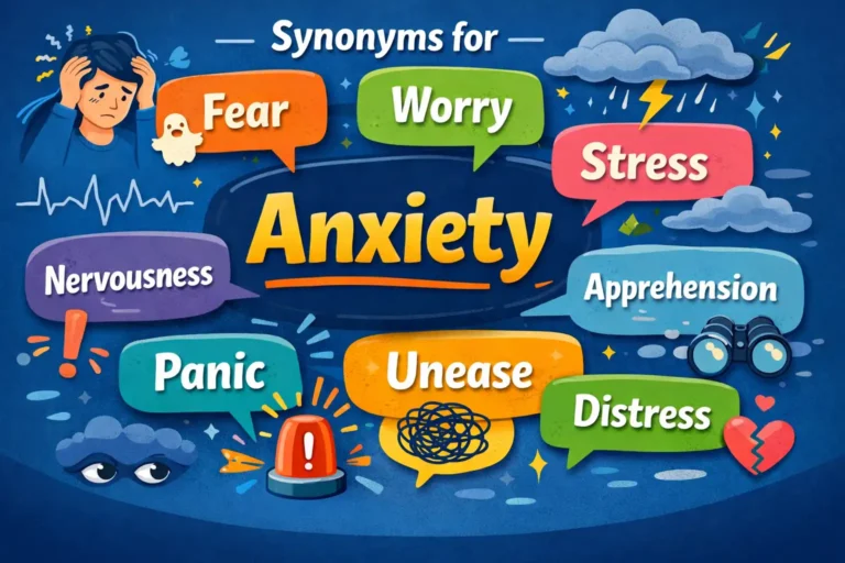 synonyms of anxiety