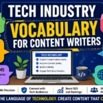 tech industry vocabulary for content writers