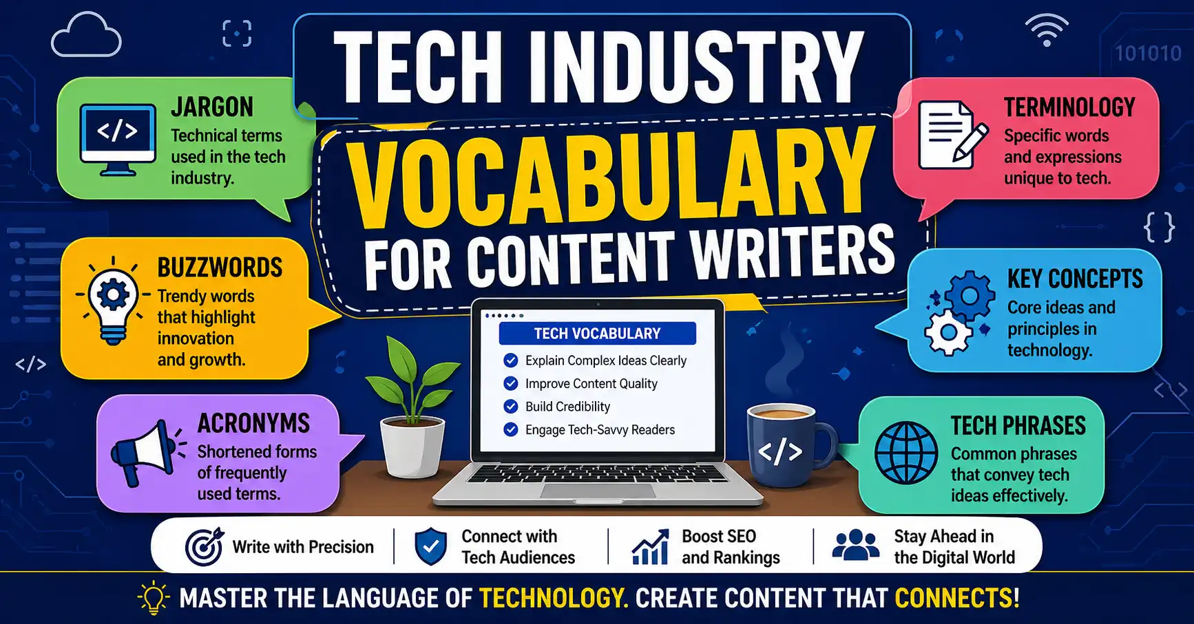tech industry vocabulary for content writers