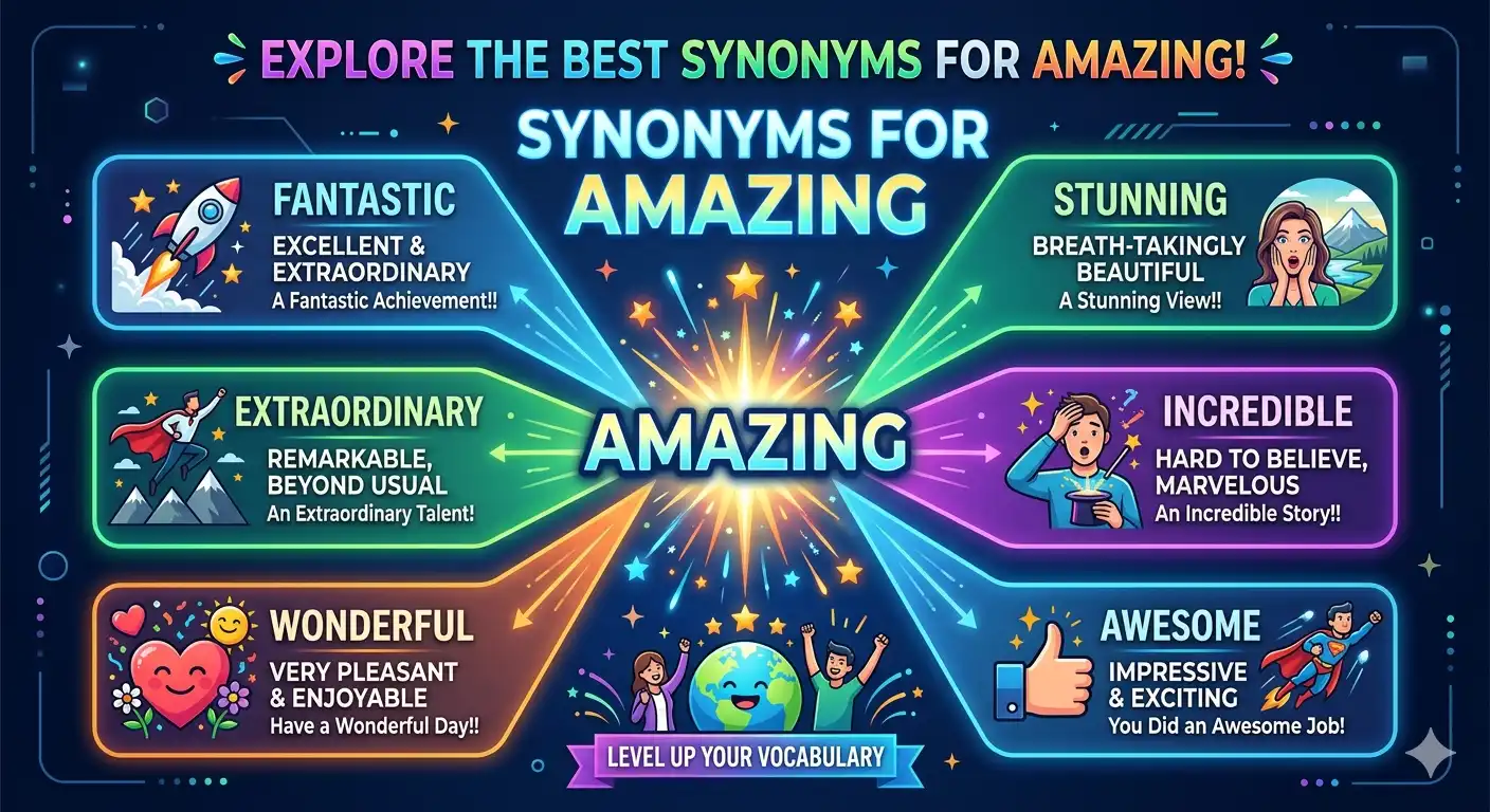 synonyms for amazing