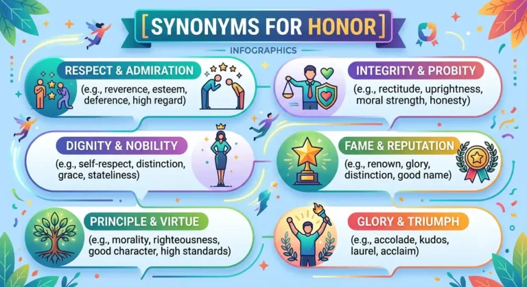 synonyms for honor