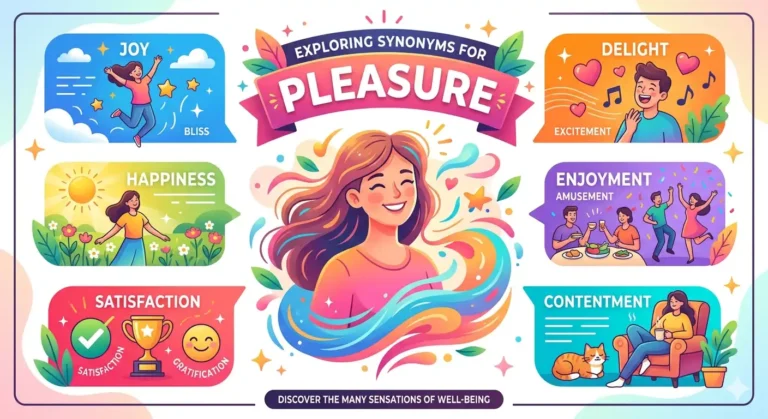 synonyms for pleasure