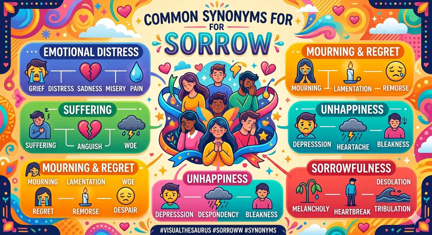 synonyms for sorrow