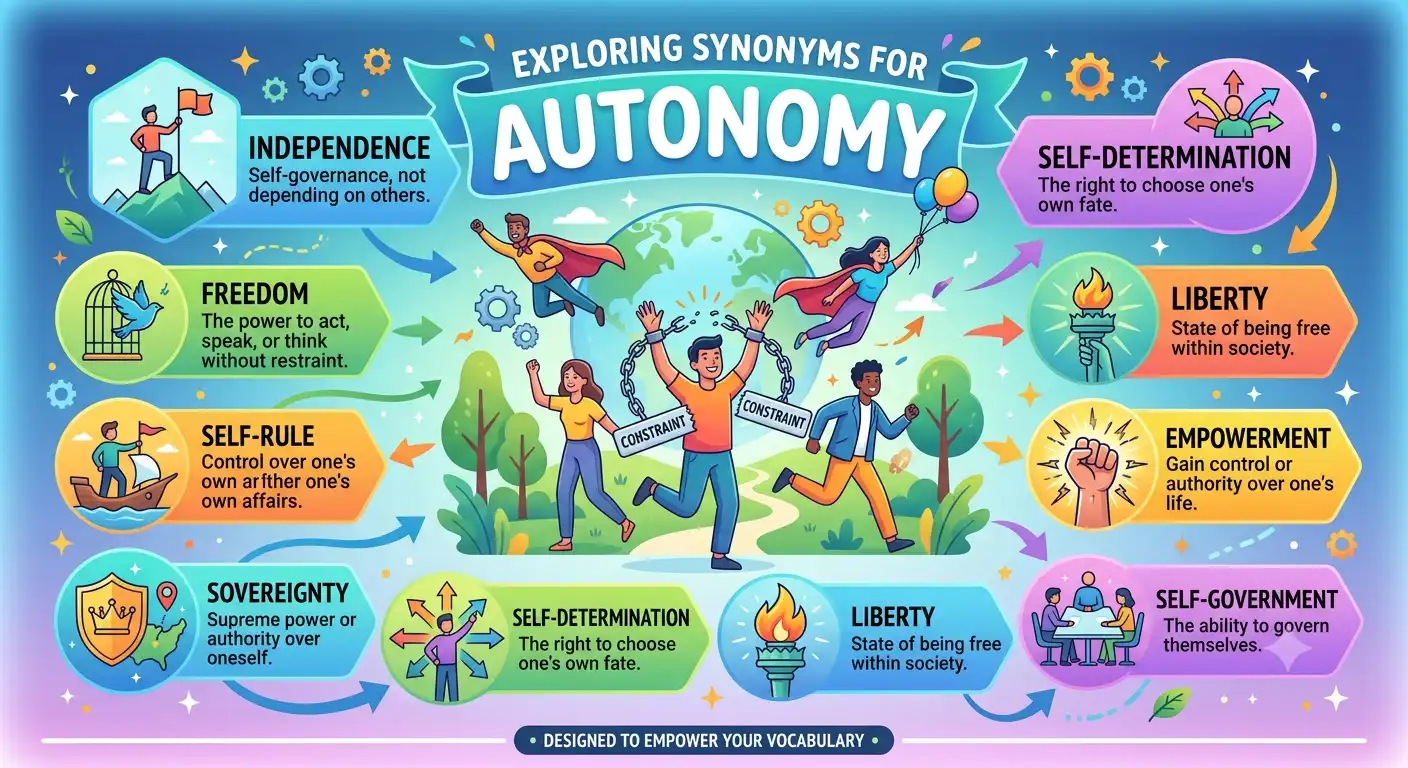 synonyms for autonomy