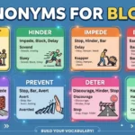 synonyms for block