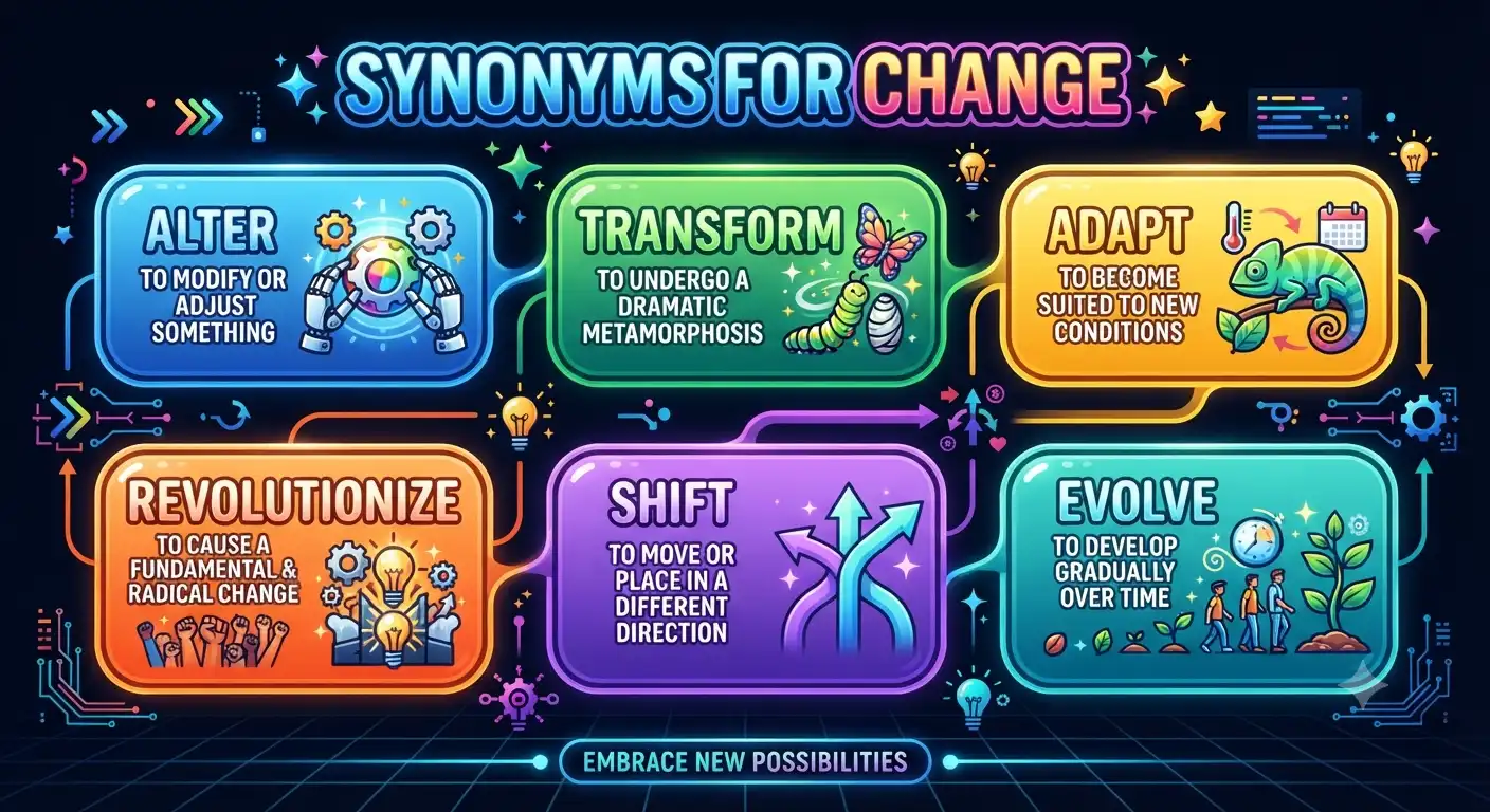 synonyms for change
