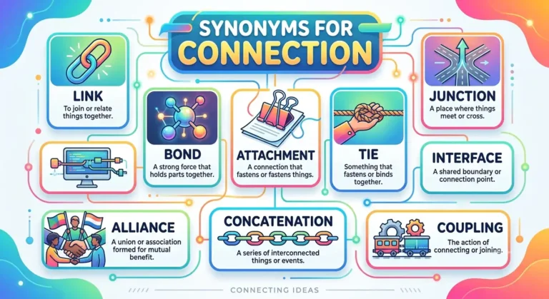 synonyms for connection
