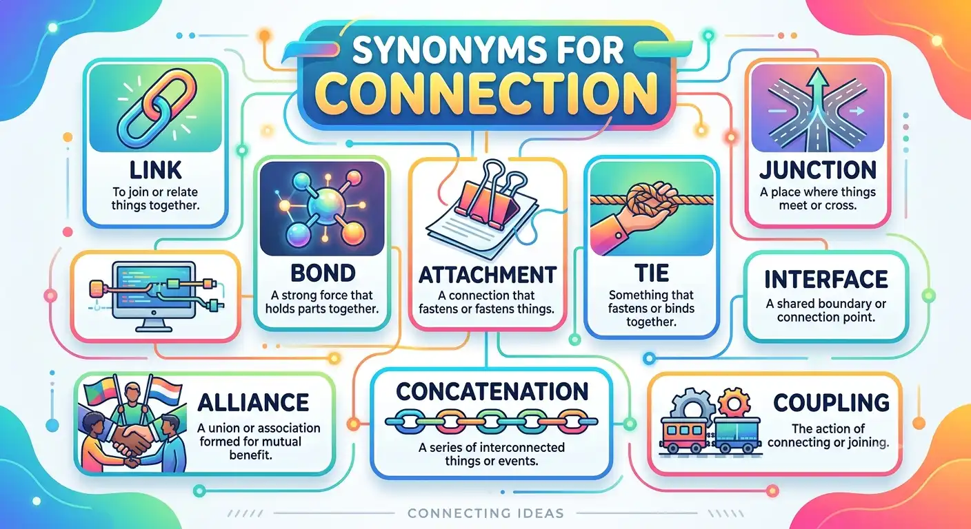 synonyms for connection