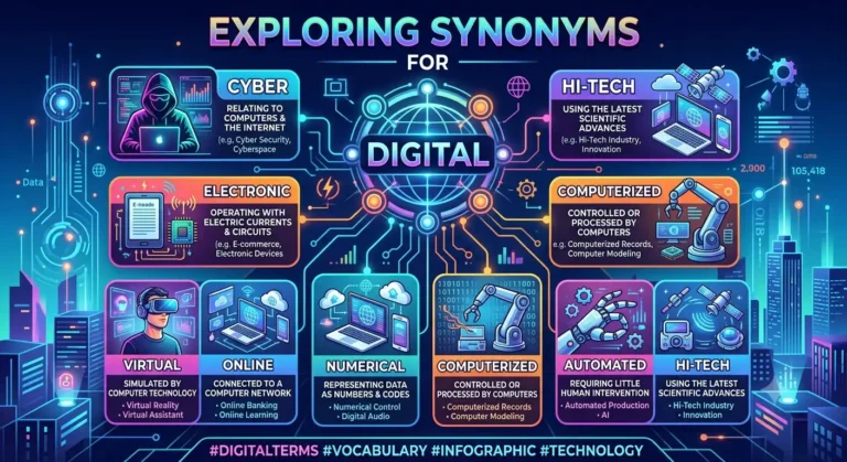 synonyms for digital