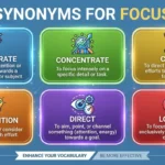 synonyms for focus