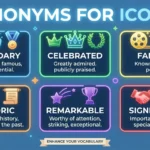 synonyms for iconic