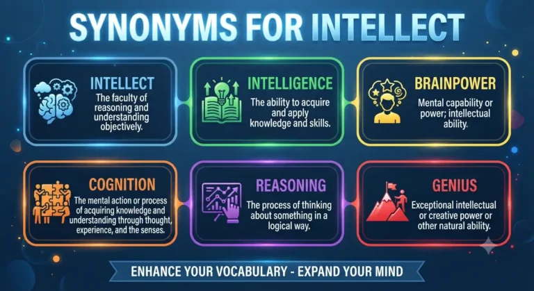 synonyms for intellect