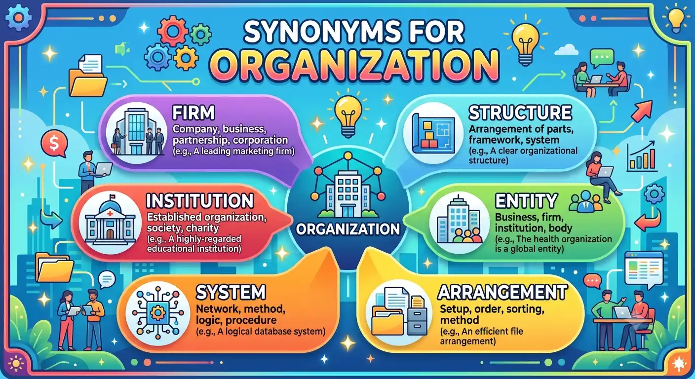 synonyms for organization