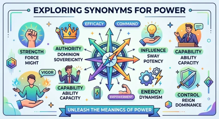 synonyms for power