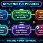 synonyms for progress