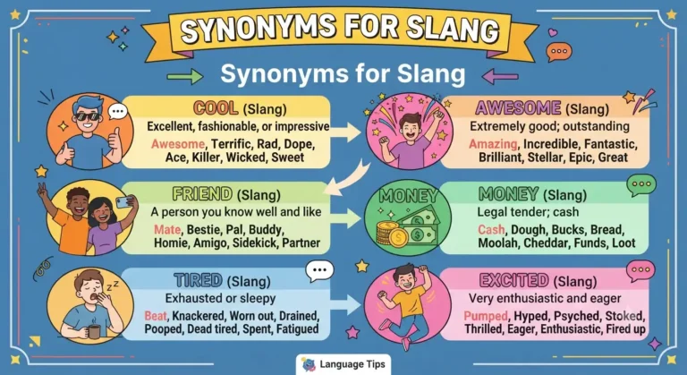 synonyms for slang