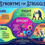 synonyms for struggle