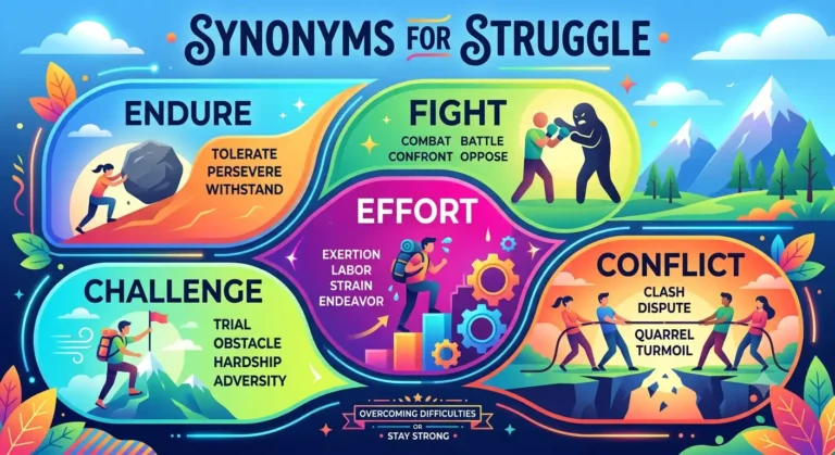 synonyms for struggle